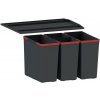 Odpadkový kôš Franke Easysort 600-2-2 2x14,5 l, 2x7,5 l