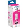 Atrament Epson 104 Magenta - originálny