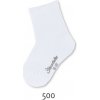 Sterntaler Detské ponožky jednofarebné - biele 1ks Veľkosť-obuvi: 17-18