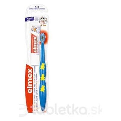 Elmex cvičný zubná kefka pre deti od 0-3 rokov