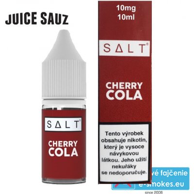 Juice Sauz e-liquid SALT, Cherry Cola 10ml - 10mg
