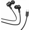 Slúchadlá Hoco Wire Earphones Type C With Microphone M86 Black