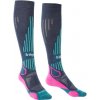 Podkolienky Bridgedale Ski Lightweight Women’s Dark Denim / Pink L (41-43 EU)