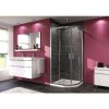 Sprchový kút štvrťkruh 90x90 cm Hüppe Next 140604.069.322