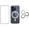 3PACK - Hydrogel + Crystal Air kryt s MagSafe + ochranné sklíčko kamery pre iPhone 15 Pro Max