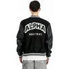 Alpha Industries pánska prechodná bunda PU College jacket black Farba: čierna, Veľkosť: M