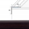 EFFECTOR Schodová lišta A36 Heban Africký 270 cm samolepiaca