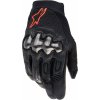 Rukavice MEGAWATT, ALPINESTARS (černá/červená fluo, vel. 3XL)