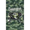 DETEXPOL Detský uterák Gamer Army Bavlna - Froté, 50/30 cm