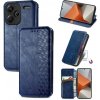 Peňaženkové puzdro Cubic Grid na Xiaomi Redmi Note 13 Pro+ - Modrá