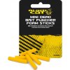 6ks - Penové Tyčinky Black Cat Mini Dead Bait Puncher Foam Sticks Žltá