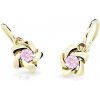Cutie Jewellery Zlaté detské náušnice C2201-10-X-1 ružová