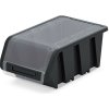 Kistenberg TRUCK PLUS Plastový úložný box s vekom, 23x16x12cm, čierny KTR23F-S411