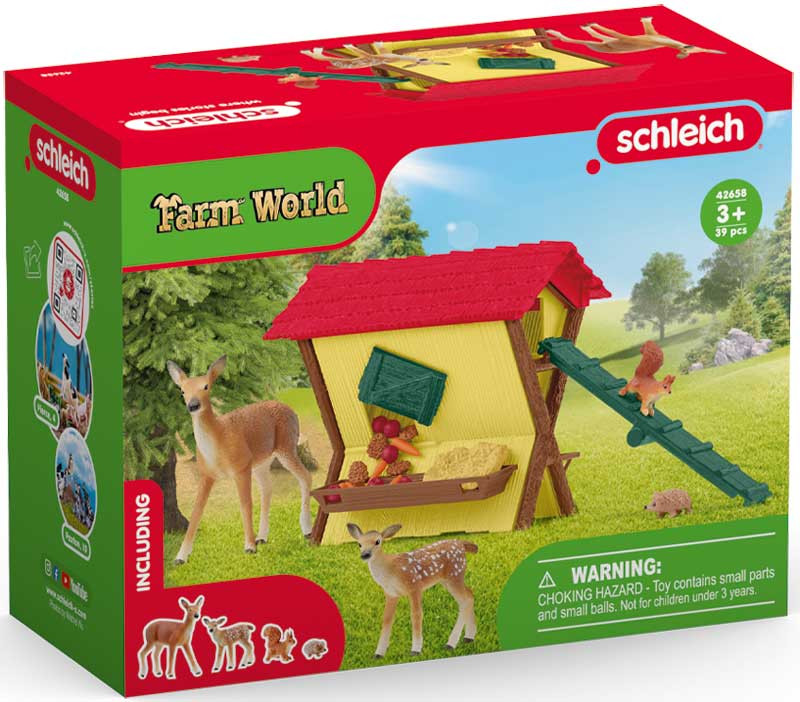 Schleich FARM WORLD De Bosdieren Voeren