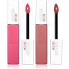 MAYBELLINE NEW YORK Make-Up Set matný tekutý rúž pre dlhotrvajúci efekt 5 ml + matný tekutý rúž pre dlhotrvajúci efekt 5 ml kozmetická sada