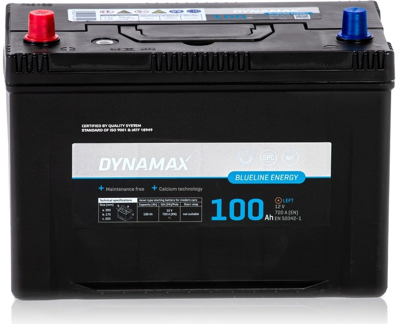 DYNAMAX ENERGY Blueline 100 ASIA L 12V 100Ah 720A