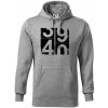 Tachometer 40 - Mikina pánska Cape s kapucňou - 5XL ( Tmavosivý melír )