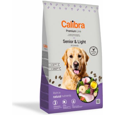 CALIBRA Dog Premium Line Senior & Light NEW 12 kg