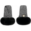 Bjällra of Sweden Rukavice na kočík Black Tweed Premium Collection