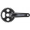 SHIMANO Stred Deore FC-M6100 175mm 32z. 12-k. čierny dvojdielny bez ložísk