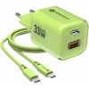 Nabíjačka 33W GaN USB-C, USB-A + kábel 1 m Forcell, kompaktná, výkonná