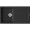 STRONG StrongSinks S3 Drez granit ZALA 860, rozmer 860 x 500 mm, s odkvapávačom, čierny