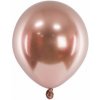 Party Deco CHB1-5-019R-50 Mini chromované balóny Glossy 12cm, Rúžove zlato