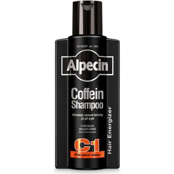 Alpecin Coffein Shampoo C1 Black Edition šampon pro stimulaci růstu vlasů 375 ml