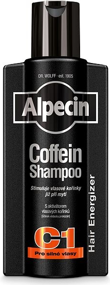 Alpecin Coffein Shampoo C1 Black Edition šampon pro stimulaci růstu vlasů 375 ml