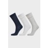 PONOŽKY 3-PACK GANT TONAL LOGO RIB SOCKS 3-PACK modrá 34/36