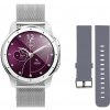 Luxria ElegantWatch S1 - Inteligentné hodinky Farba: Strieborná (strieborný a šedý náramok) + druhý náramok zadarmo