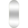 Zrkadlo Atmosphera nástenné oválne, kovový rám, 400 x 1120 mm