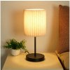 | Brilagi - Stolná lampa NORDIC WAVE 1xE27/15W/230V ľan/čierna | BRI392