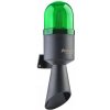 LED siréna s opt. signalizáciou zelená12-24V AC/DC