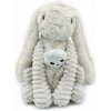 Ptipotos Plyšový králik Túdou šedý (mama s bábätkom) 24 cm