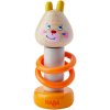 HABA - Hrajúci zajačik Bell z dreva oranžový