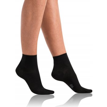 Bellinda GREEN ECOSMART COMFORT SOCKS dámske ponožky z bio bavlny s netlačícím lemom čierna