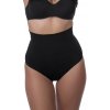 LORANE Sťahovacie nohavičky s dvojitým pásom Čierna
