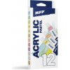 MFP 6300392 Akrylové farby set pastel+metal 12 x 12ml