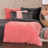 4Home Obliečky mikroflanel Stripe ružová, 140 x 200 cm, 70 x 90 cm