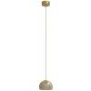 Carpyen Závesné svetlo Neil LED, alabaster, zlatá farba, Ø 15 cm - 3021001