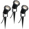 Paulmann | Paulmann 98897 - SADA 3xLED GU10/3,5W IP65 Vonkajšia lampa 230V | W3488