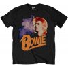 David Bowie Tričko Retro Bowie Unisex Black 2XL