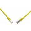 Solarix 28840309 10G patch, CAT6A SFTP LSOH, 3m, žlutý