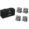 EUROLITE Set 4x LED Party Panel RGB+UV + Soft-Bag