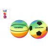 Lopta dúhová futbal basketbal 10cm