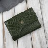 Paolo Peruzzi Dámska kožená peňaženka malá s ochranou RFID | tmavozelená T-135-GR