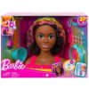 Mattel HMD79 Barbie Neónovo dúhová česacia hlava - Černoška