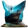 Sablio Sedací vak Vrak drevenej lode na dne mora - 200x140 cm