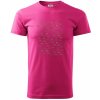 Farebné kolesá - Klasické pánske tričko vyššej gramáže - 3XL ( Purpurová )